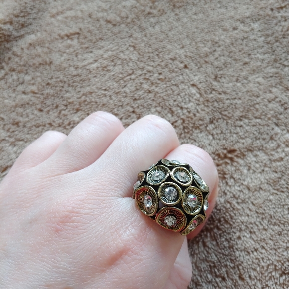 Rhinestone Sparkle Ring - Picture 3 of 5